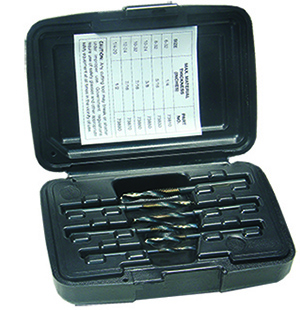 7pc Norseman Super Premium Combo Drill Tap bit Set 8-32 to 1/2" w/Case USA 73990 