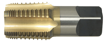 >Type i30-UBN HSS TiN Taper Pipe Interrupted NPT Tap - Ground Thread Type i30-UBN HSS TiN Taper Pipe Interrupted NPT Tap - Ground Thread
